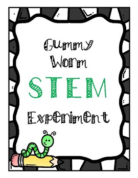 Preview of STEM Gummy Worm Candy Science Measure Experiment & Lesson Plan