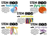 STEM Gym BUNDLE - FIVE STEM Gym Packs Included - 15 Challenges!