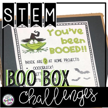 Preview of STEM Halloween Boo Box Challenges #2