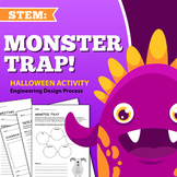 STEM: Halloween Monster Trap - Engineering Design Process 