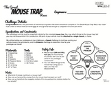 STEM Handout: Forces and Motion - The Great Mouse Trap Race