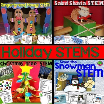 Preview of STEM - Christmas Bundle