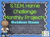 STEM Home Challenges for Every Month - Outdoor Items ~ 14 
