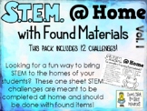 STEM @ Home with Found Items - Home Challenges for Kids an