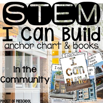 Preview of STEM I Can Build®️ - In My Community Edition (Community Helpers)