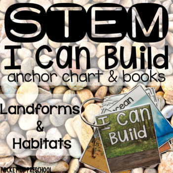 Preview of STEM I Can Build®️ - Landforms and Habitats Edition