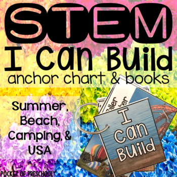 Preview of STEM I Can Build®️ - Summer, Beach, Camping, & America Edition