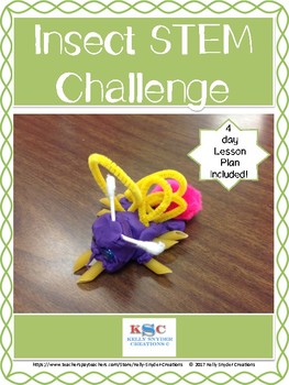 Preview of STEM / STEAM Insect Challenge - Build a Bug!