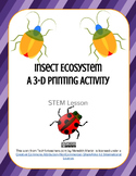 STEM - Insect Ecosystems including a 3-D Printing Activity