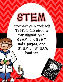 Preview of STEM Interactive Notebook Templates for almost ANY Lab and Posters
