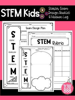 Preview of STEM KIDS Design & Log Starter Booklet