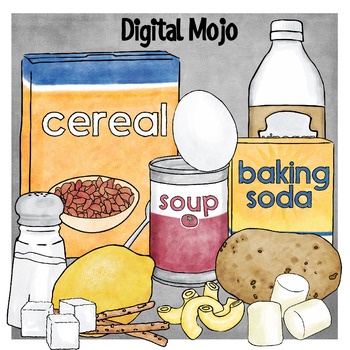 Preview of STEM Kitchen Food Clipart