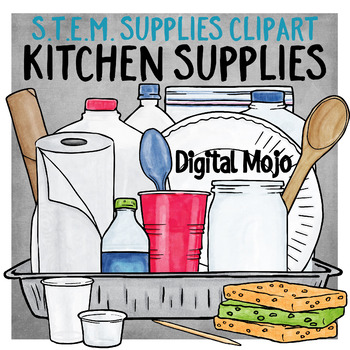 Preview of STEM Kitchen Supplies Clipart