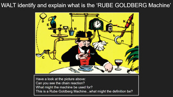 Preview of STEM LESSON- Rube Goldberg Machine