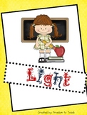 STEM: LIGHT Unit! Inquiry Based* Experiments*Projects*Voca