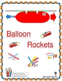 STEM Lab Activity Balloon Rockets - Newton's Third Law of Motion