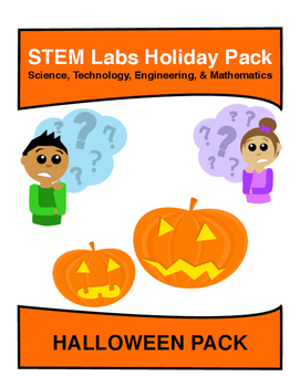 Preview of STEM Labs Pack - Halloween Projects Pack of 10 Holiday-Themed Projects