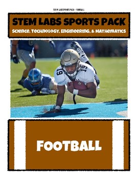 Preview of STEM Labs Sports Pack - Football Super Bowl Projects Pack of 11 STEM Projects
