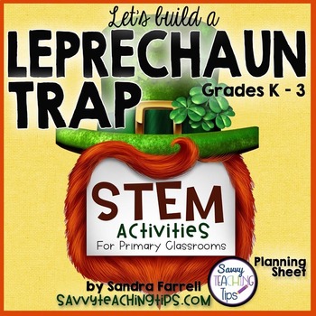 Preview of STEM Leprechaun Trap Planning Sheet