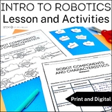 Robotics Lesson and Activities | Robotics Webquest and Worksheet
