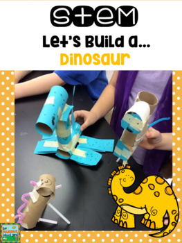 Preview of STEM: Let's Build A... Dinorsaur