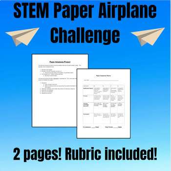 Preview of STEM Paper Airplane Challenge