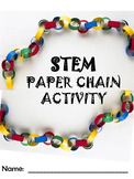 BACK TO SCHOOL STEM ACTIVITY:  Paper Chain Math Challenge