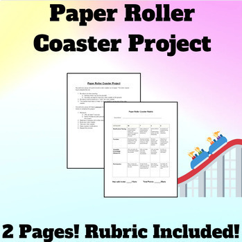 Preview of STEM Paper Roller Coaster