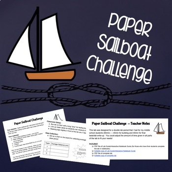 paper sailboat challenge