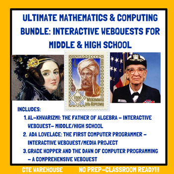 Preview of STEM Pioneers Bundle: Comprehensive WebQuests for Middle & High School