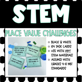 Preview of STEM: Place Value Challenges
