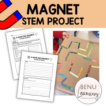 Preview of STEM Planning Sheet for Cardboard Maze Magnet Project