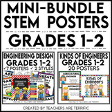 STEM Poster Mini Bundle: Grades 1 and 2 in Primary Colors