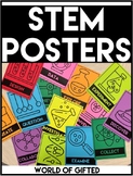 STEM Posters- Bulletin Board Set, Science, Technology, Eng