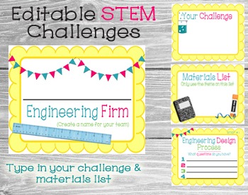 Preview of STEM PowerPoint Template & Printable Student Packet