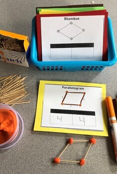 Preview of STEM- PreK an Kindergarten: Geometric Shapes activity