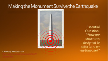 Preview of STEM Project: Making the Monument Survive the Earthquake