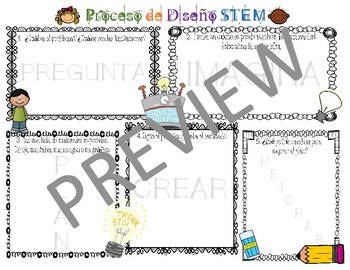 Preview of STEM Project Process MATS (SPANISH)
