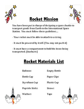 Preview of STEM Project Rocket Mission