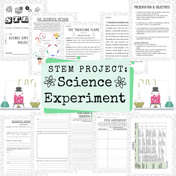 Preview of STEM Project - Science Experiment Grades 5, 6, 7, 8