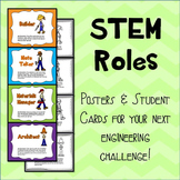 STEM Project Student Role Cards and Posters