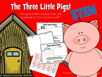 Preview of STEM Project The Three Little Pigs