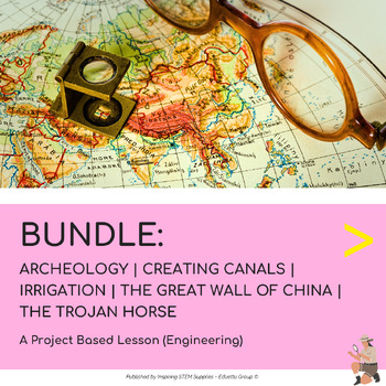 Preview of STEM Projects: Social History & Engineering | Project-Based Learning BUNDLE