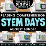 STEM Reading Passage & Comprehension Activities for August