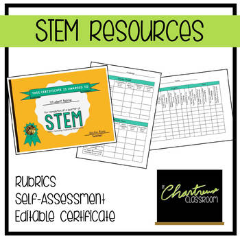 Preview of STEM Resources - Certificate and Rubrics