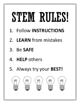 Preview of STEM Rules