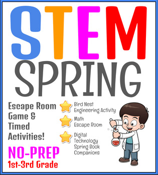 Preview of STEM SPRING Activities Bundle!