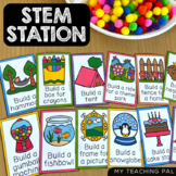 STEM STATION Challenge Cards - Build It Cards