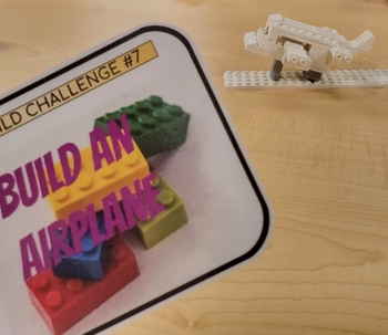 Preview of STEM/STEAM Build-It Lego Challenge Task Cards- Centers, Science Night, Engineer