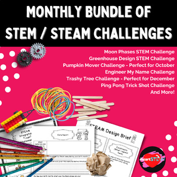 Preview of STEAM Project Based Learning - Real World Challenge Problems Bundle